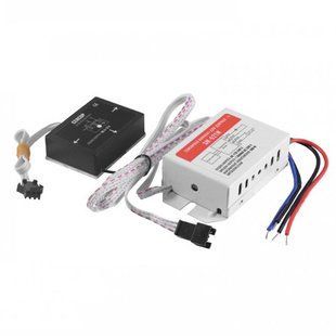 Сенсорний вимикач OEM SM-621W (1 клавіша, ON/OFF, DC 220V, 500W, IP44, білий корпус, для дзеркал) *Б 21033 фото