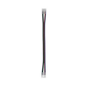 Коннектор PROLUM&trade; для LED ленты COB, 10 мм, 4PIN, RGB, 2 jack 501135 фото