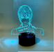 3D светильник ночник с пультом "Лайт Ягами 2" 3DTOYSLAMP 345678987 фото 1