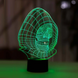 3D світильник нічник з пультом "Череп 9" 3DTOYSLAMP 3243ВСМЧ фото 1