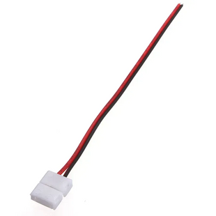 Кабель PROLUM&trade; для LED стрічки SMD 2835/3528, 8 мм, + 1 затиск 503001 фото
