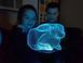 3D світильник нічник з пультом "Кролик 2" 3DTOYSLAMP 02-003 фото 2