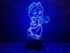 3D светильник ночник с пультом "Белоснежка 2" 3DTOYSLAMP 04-031 фото 1
