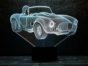 3D світильник нічник з пультом "Автомобіль 31" 3DTOYSLAMP 08-045 фото