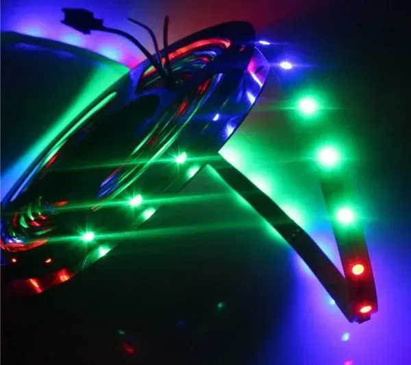Світлодіодна стріфчка DC5V IP20 RGB (Pixel Full Color). PROLUM "SMART" 5050-60 (котушка. Ціна за метр) *320053 фото