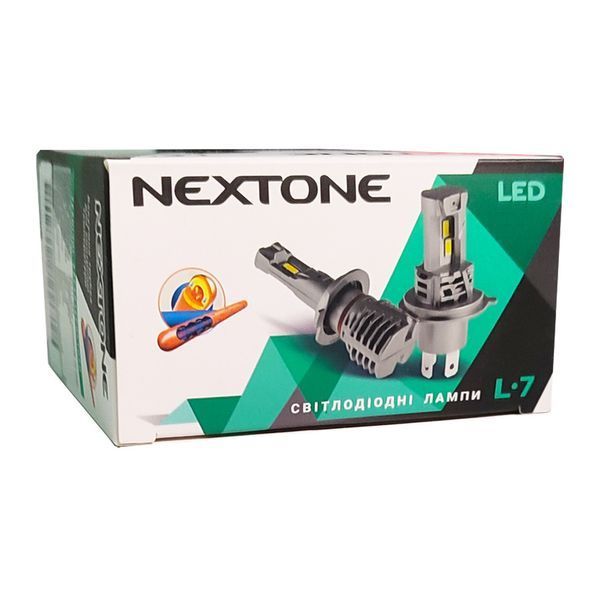 Лампа светодиодная для фар NEXTONE LED L7 H7 6000K 6000LM 2 шт комплект 102-892 фото