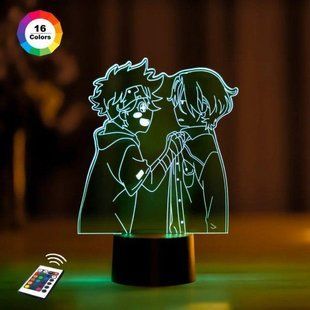 3D светильник ночник с пультом "Рэки и Ланга" 3DTOYSLAMP 874ММ фото