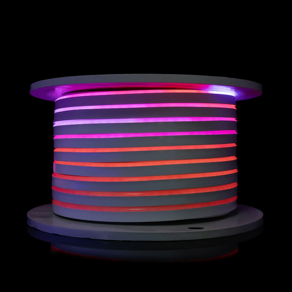 Світлодіодний неон DC12V IP68 RGB FULL COLOR 8х16. PROLUM PRO Series "SF" 120075 фото