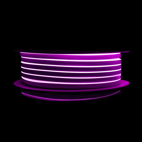Светодиодная лента NEON 12В 6x12 IP68 Розовый, PROLUM Series "GT" 120038 фото