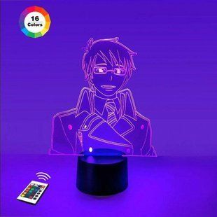 3D светильник ночник с пультом "Юкио Окумура" 3DTOYSLAMP 6743Р фото