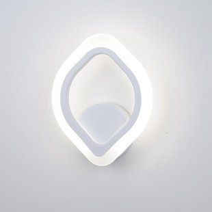 Світлодіодне акрилове бра, що димується 2800-7000К, без пульта, 8W*2 (LD3398-біле) *LD3398-1 фото