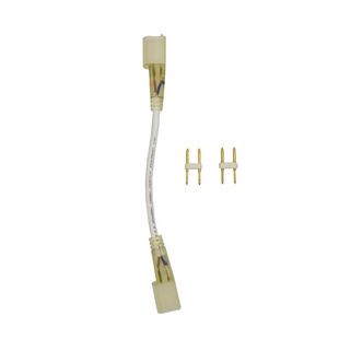 Коннектор PROLUM&trade; для LED неона 8&times;16 мм (провод + 2 зажима) 501014 фото