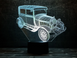 3D светильник ночник с пультом "Автомобиль 33 " 3DTOYSLAMP 08-073 фото 1