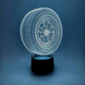 3D светильник ночник с пультом"Колесо" 3DTOYSLAMP 456787654 фото 1