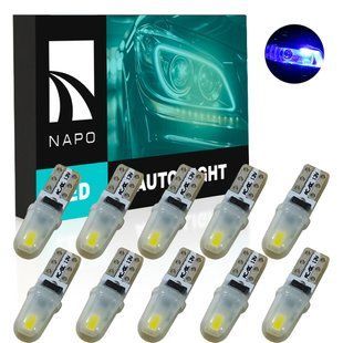 Комплект светодиодных ламп NAPO LED T5-3014-2smd T5 W1,2W 10 шт цвет свечения синий N01703B10 фото