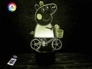 3D світильник нічник з пультом "Свинка Пэппа" 3DTOYSLAMP 04-029 фото