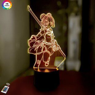3D світильник нічник з пультом GENSHIN IMPACT "Сян Лін" 3DTOYSLAMP *346546566 фото