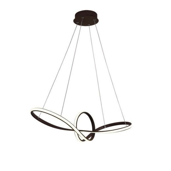 Люстра светодиодная подвесная 60 Вт, Диммируемая 2800-7000К, F+LIGHT (кофейная) BL-P03-1P фото