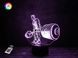 3D світильник нічник з пультом "Штангіст" 3DTOYSLAMP 10-006 фото 1