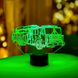 3D світильник нічник з пультом "Автомобіль 12" 3DTOYSLAMP 08-013 фото 1