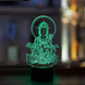 3D светильник ночник с пультом "Будда" 3DTOYSLAMP 474587КЕН фото 1