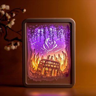 3D настільна картина-нічник "Зіркопад" 3DTOYSLAMP ТТТ8 фото