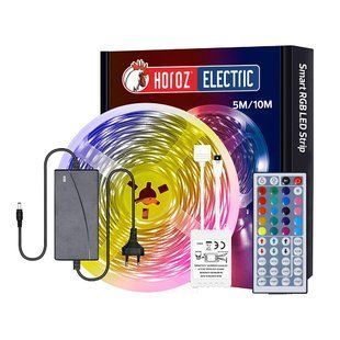 Комплект! Светодиодная лента DC12V IP65 RGB. Horoz Electric VICTORY 5050-60. (Катушка, адаптер, пульт RGB Controller) 081-028-0001-010 фото