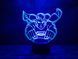 3D светильник ночник с пультом "Супермен" 3DTOYSLAMP 05-008 фото 1