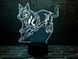 3D светильник ночник с пультом "Немецкая овчарка" 3DTOYSLAMP 02-107 фото 1