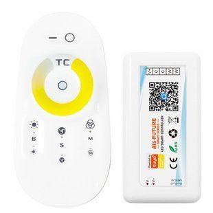 Димер PROLUM CCT Wi-Fi TUYA TOUCH (HomeLink, 18A, 5&ndash;24V, IP20, сенсорное управление, совместимость с Google Home / Home Assistant / Tuya Smart) 404012 фото