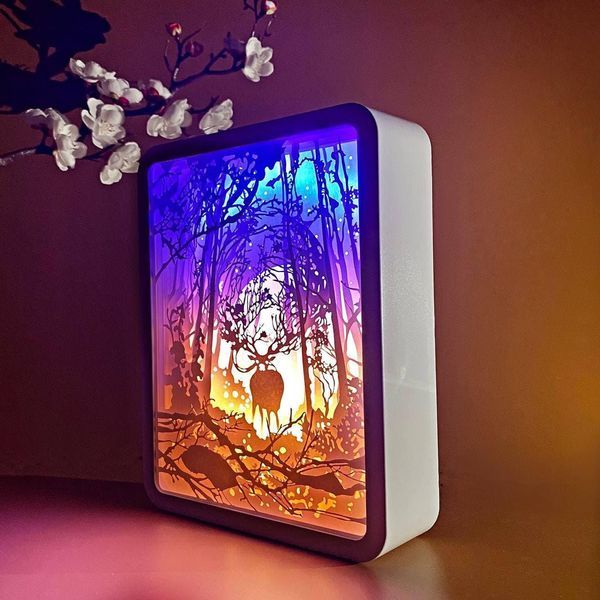 3D настольная картина-ночник "Сказочный лес" 3DTOYSLAMP 787ТТ фото
