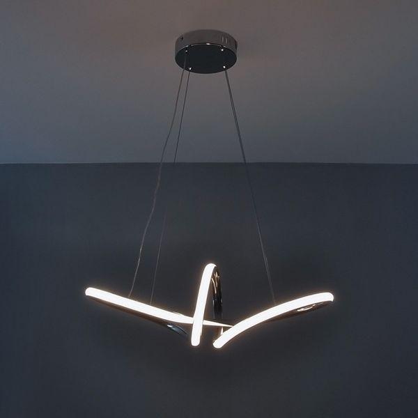 Люстра светодиодная подвесная 35 Вт, Диммируемая 3000-6000К , F+LIGHT (хром) *BL-LP-01CH фото