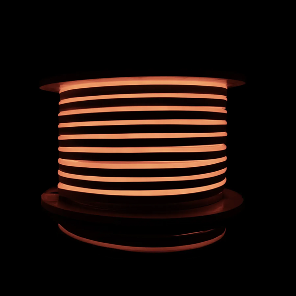 Світлодіодна стрічка NEON 220В 8x16, IP68 Помаранчева, PROLUM Series "GL" PRO, м 160007 фото