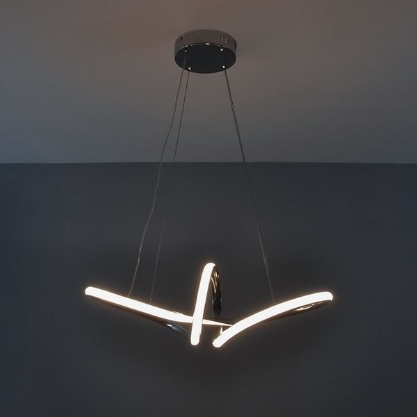 Люстра светодиодная подвесная 35 Вт, Диммируемая 3000-6000К , F+LIGHT (хром) *BL-LP-01CH фото