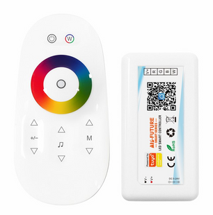 RGB контролер PROLUM Wi-Fi TUYA (сенсорний, 18A, HomeLink, 12&ndash;24V, IP20) 404001 фото