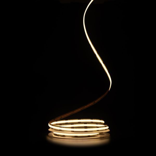Світлодіодна стрічка DC12V IP20 теплий білий. PROLUM Series "SG" СОВ 480 LED (котушка. Ціна за метр) 320056 фото