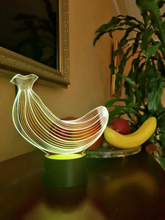 3D світильник нічник з пультом "Банан" 3DTOYSLAMP 3DTL-0009 фото