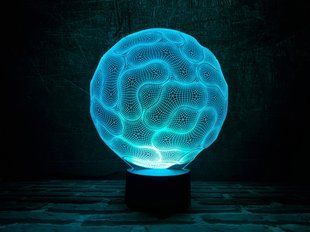3D світильник нічник з пультом "Селла" 3DTOYSLAMP 07-020 фото
