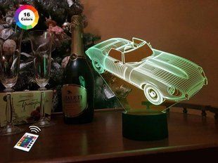 3D светильник ночник с пультом "Автомобиль 2" 3DTOYSLAMP 08-008 фото