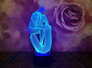 3D світильник нічник з пультом "Медитація 2" 3DTOYSLAMP 03-044 фото