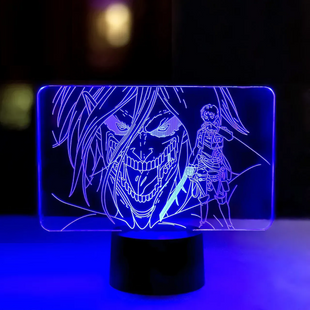 3D світильник нічник з пультом "Ерен Йегер Тітан" 3DTOYSLAMP 457909 фото
