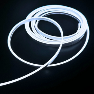 Світлодіодна стрічка NEON 12В 4x10, IP68 Холодний білий, PROLUM Series "LT" PRO, м 120090 фото