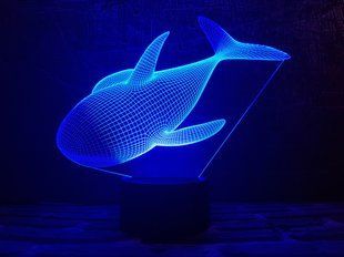 3D світильник нічник з пультом "Касатка" 3DTOYSLAMP 02-019 фото