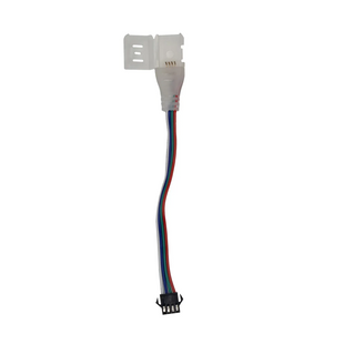 Конектор PROLUM&trade; для LED неону RGB IC 6&times;12, провід + 1 затиск 501085 фото