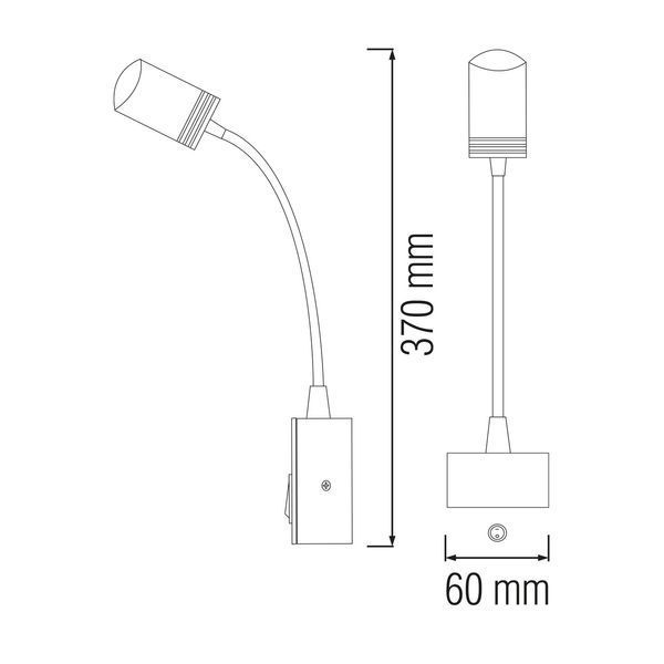 Подсветка зеркал-картин LED 3W 4200K. Horoz Electric "TURNA" х 040-007-0003-020 фото