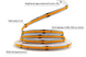 Світлодіодна стрічка DC24V IP20 жовтий. PROLUМ СОВ 320 LED (котушка. Ціна за метр) *350009 фото 5