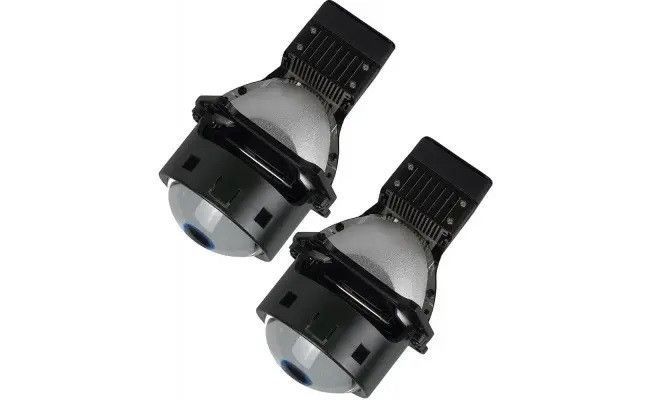 Світлодіодна LED лінза для фар AMS ULTIMATE U8 3.0" F 5500K 100W комплект 2 шт 30281 фото