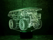 3D світильник нічник з пультом "Автомобіль 16" 3DTOYSLAMP 08-035 фото 1