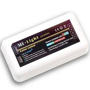 Контроллер RGB OEM Mi-light 18А-2.4G-4 zone белый, 12V, 18A, 216W Б 717 фото