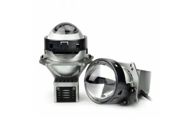 Світлодіодна LED лінза для фар AMS ULTIMATE U9 LASER 3.0" F 5500K 69W комплект 2 шт 34037 фото